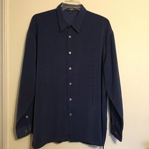 STACE ADAMS men's button-up long sleeve shirt. XL